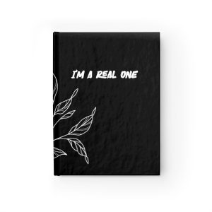 Real Ones Community Black Hardcover Journal