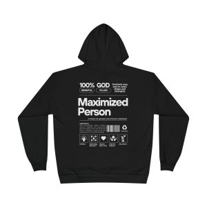 A Hoodie: A Maximized Person Hoodie