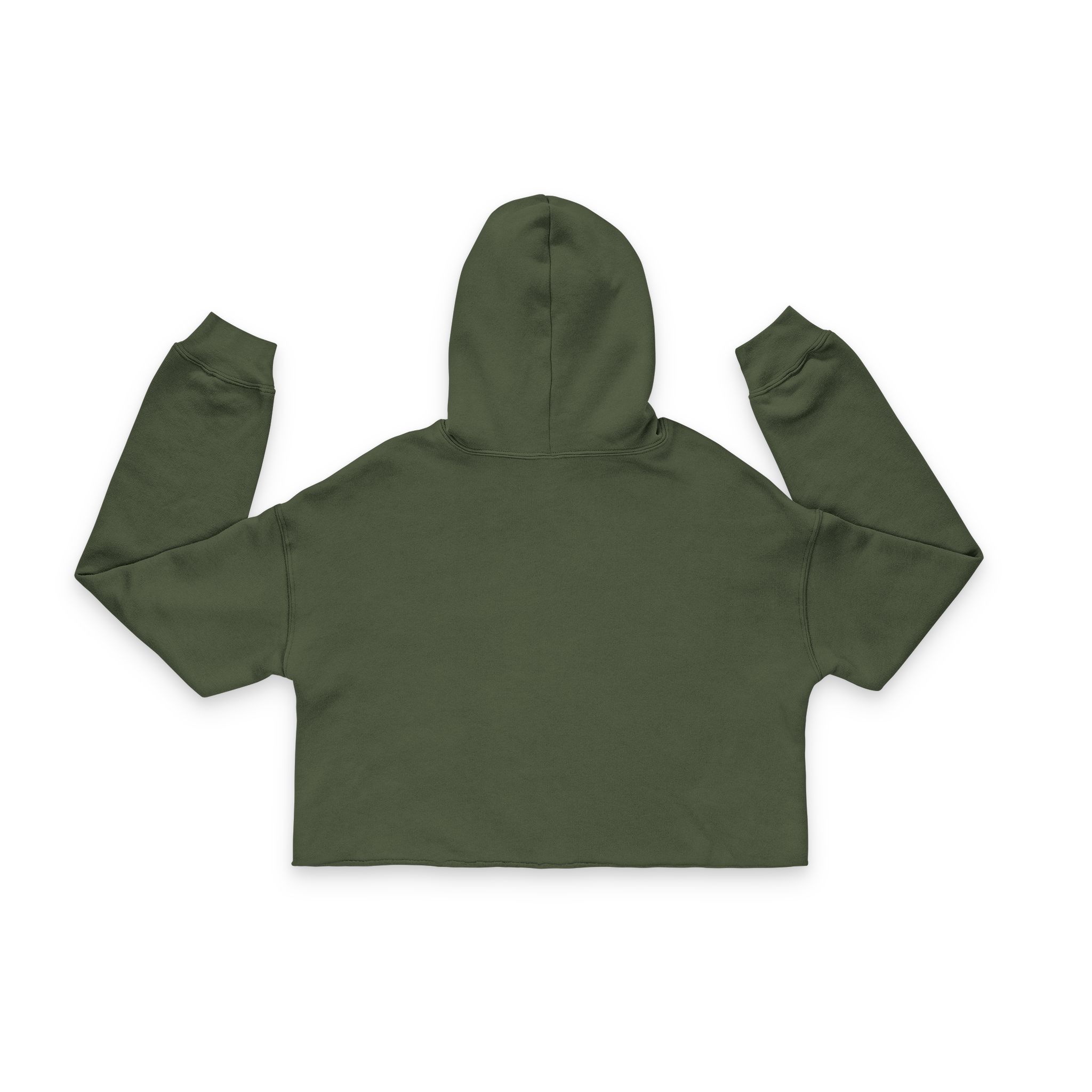 Cropped Hoodie — Minimal RCC Logo Women's Streetwear Crop Hoodie - Image 4