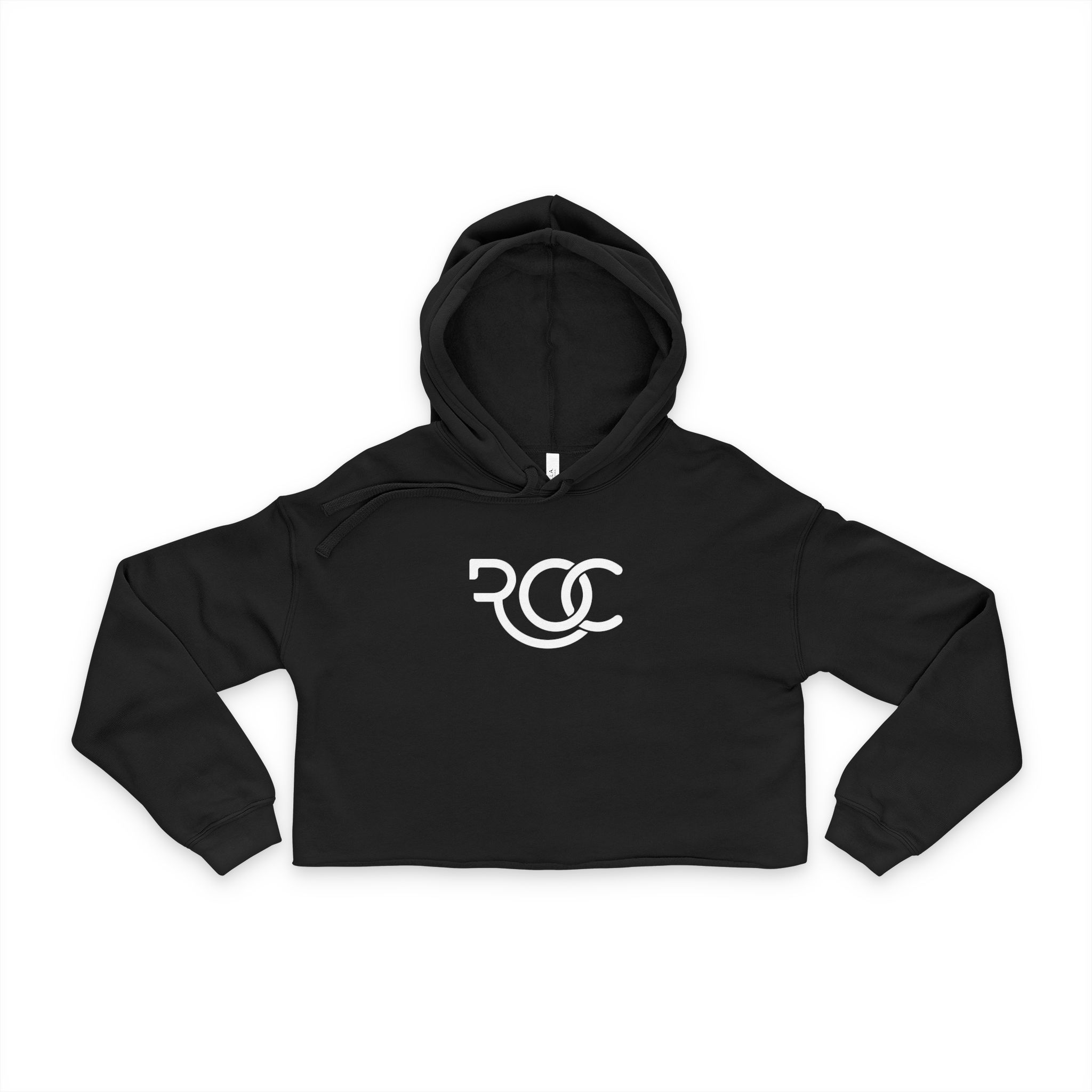 Cropped Hoodie — Minimal RCC Logo Women's Streetwear Crop Hoodie