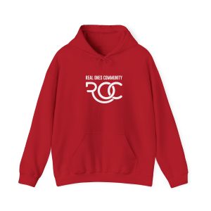 Real Ones Community (ROC) Logo Hoodie — Cozy Community Pullover