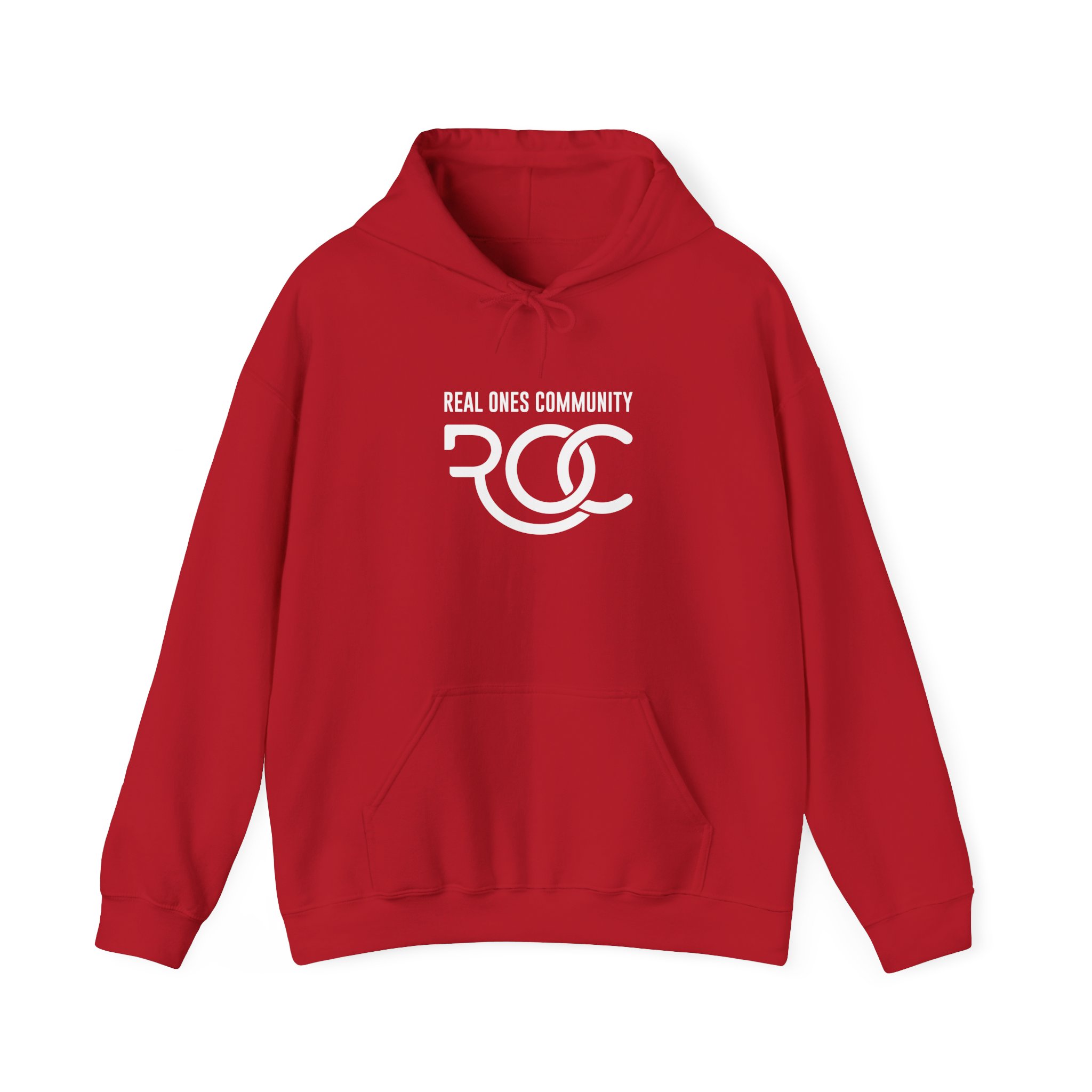 Real Ones Community (ROC) Logo Hoodie — Cozy Community Pullover