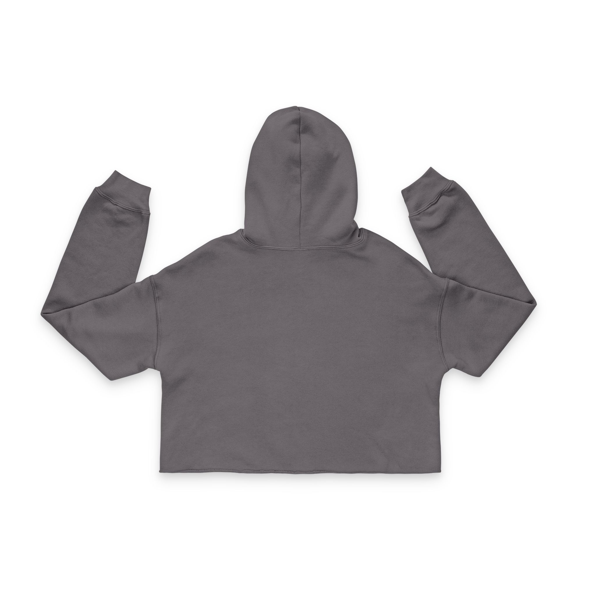 Cropped Hoodie — Minimal RCC Logo Women's Streetwear Crop Hoodie - Image 6